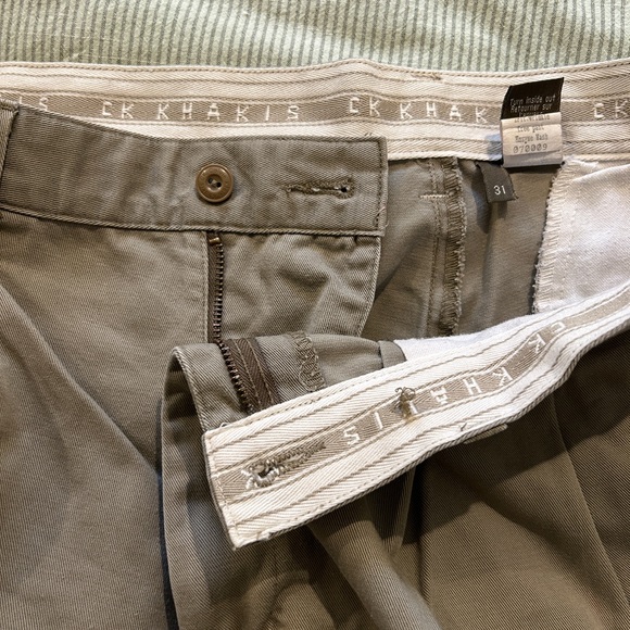 Calvin Klein Khaki Trousers W31 - Picture 7 of 9